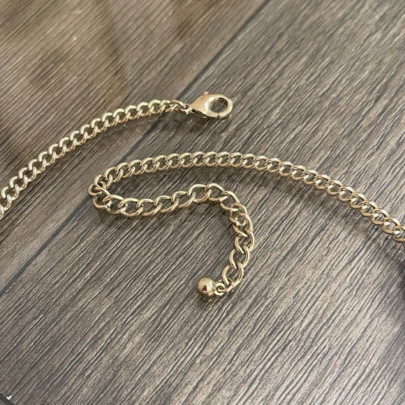 Boutique Style Taupe - Tan Gem Statement Necklace - Picture 5 of 16